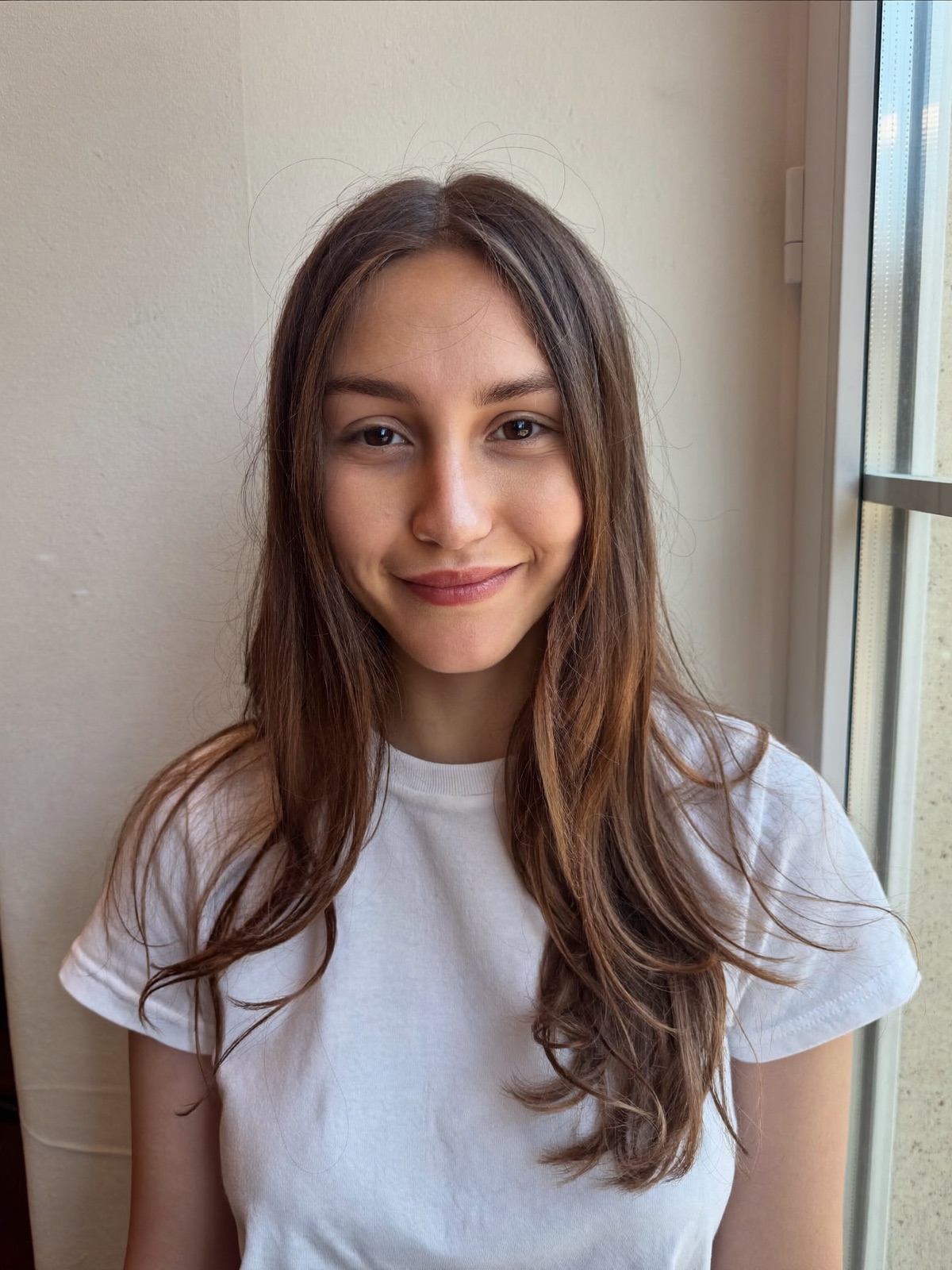 Casting digitals example — natural light, plain wall, no filters